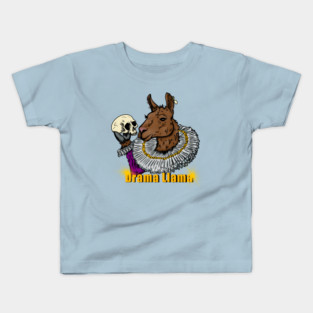 Drama Llama (Large Image) Kids T-Shirt