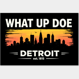 Established 1815 Detroit Michigan | What Up Doe Posters and Art