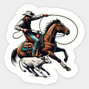 Cowboy Round Up Magnet