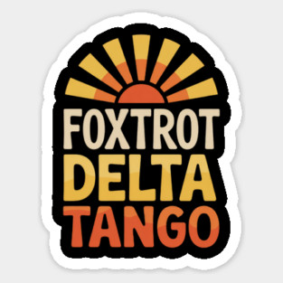 Foxtrot-Delta-Tango Sticker