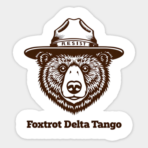 Foxtrot-Delta-Tango Magnet by Creatifly Graphic Tees