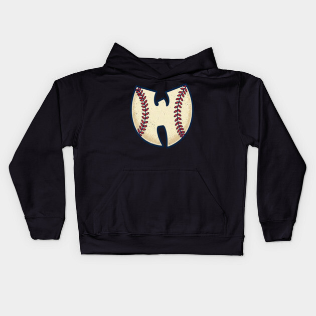 Wu-Tang Baseball Tee - Clan's Grand Slam Style Kids Hoodie by OUTFITPAW