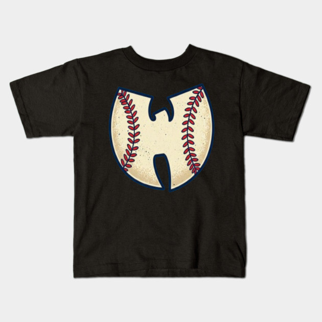 Wu-Tang Baseball Tee - Clan's Grand Slam Style Kids T-Shirt by OUTFITPAW