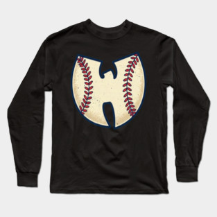 Wu-Tang Baseball Tee - Clan's Grand Slam Style Long Sleeve T-Shirt