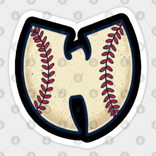 Wu-Tang Baseball Tee - Clan's Grand Slam Style Sticker by OUTFITPAW