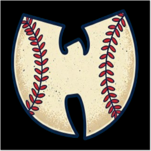 Wu-Tang Baseball Tee - Clan's Grand Slam Style Wall Art by OUTFITPAW