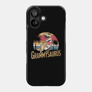 Grammysaurus T Rex Dinosaur Grammy Saurus Mother's Day Phone Case