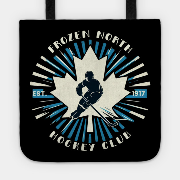 Frozen North Hockey Club – Est. 1917 Retro Hockey Shirt Tote by Ben's Store 1
