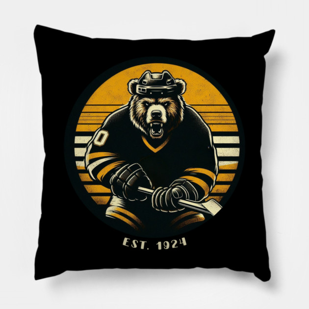 Bruisin' Bear Club – Est. 1924 Pillow by Ben's Store 1