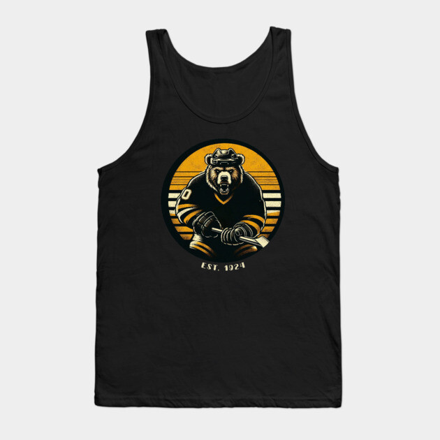 Bruisin' Bear Club – Est. 1924 Tank Top by Ben's Store 1