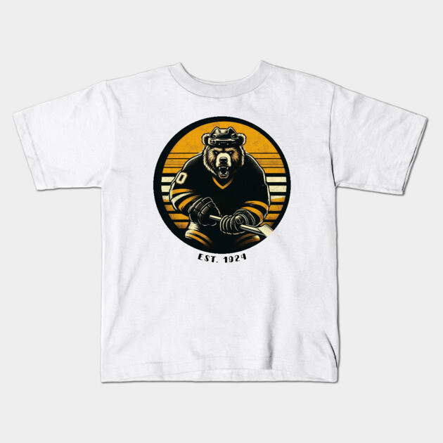 Bruisin' Bear Club – Est. 1924 Kids T-Shirt by Ben's Store 1
