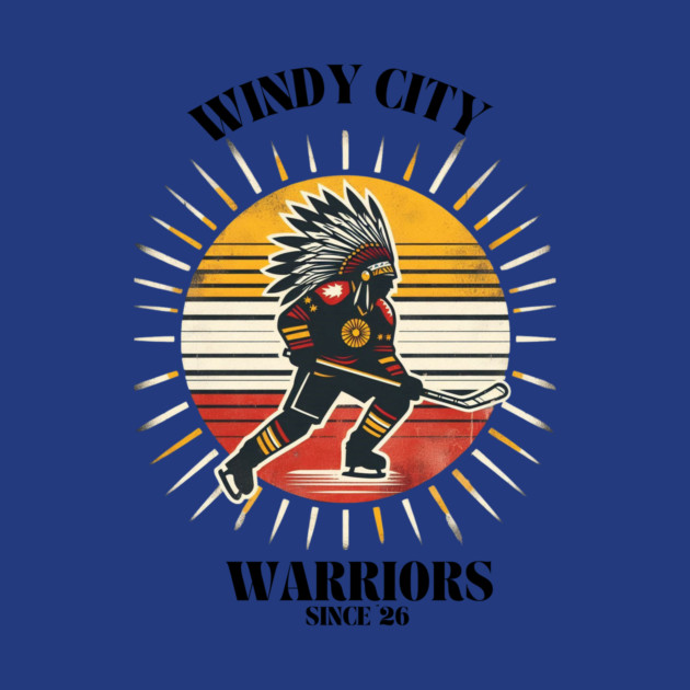 Windy City Warriors Since ’26 – Vintage Hockey Design by Ben's Store 1