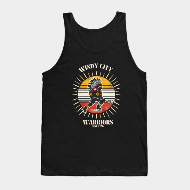 Windy City Warriors Since ’26 – Vintage Hockey Design Tank Top by Ben's Store 1