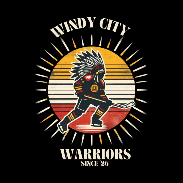 Windy City Warriors Since ’26 – Vintage Hockey Design by Ben's Store 1