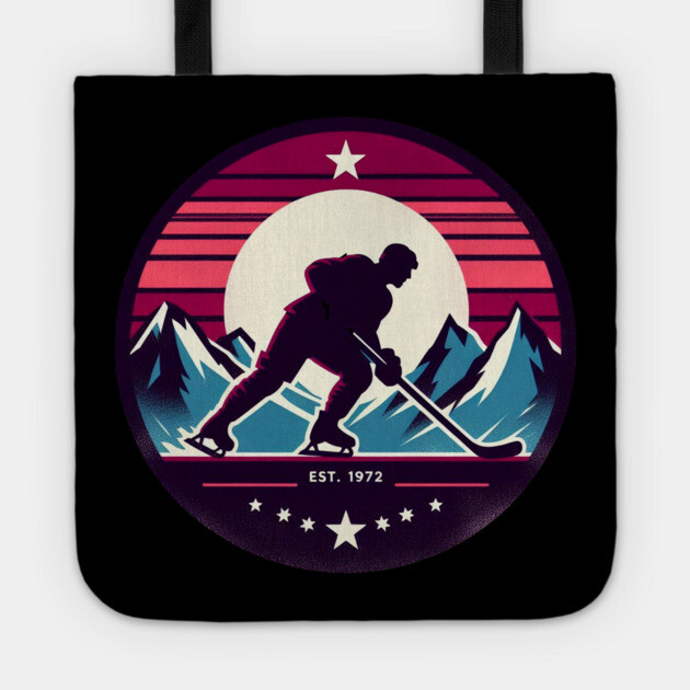 Rocky Mountain Hockey Club – Est. 1972 Retro Design Tote by Ben's Store 1