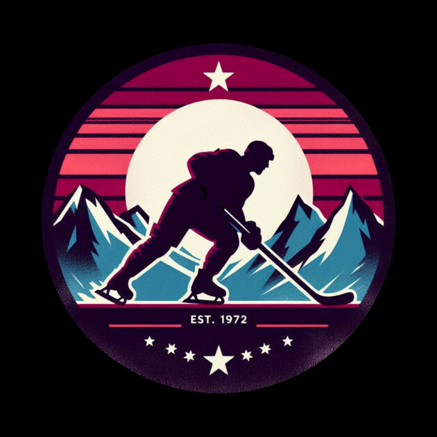 Rocky Mountain Hockey Club – Est. 1972 Retro Design by Ben's Store 1
