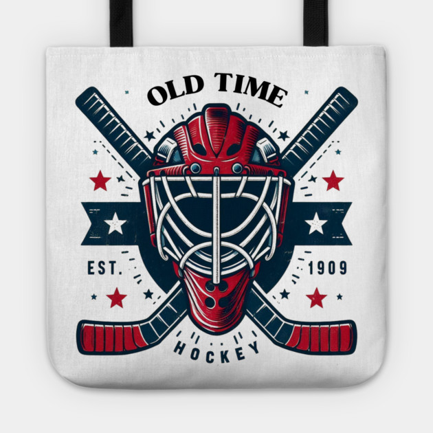 Vintage Mask & Sticks Hockey Design – Est. 1909 Tote by Ben's Store 1