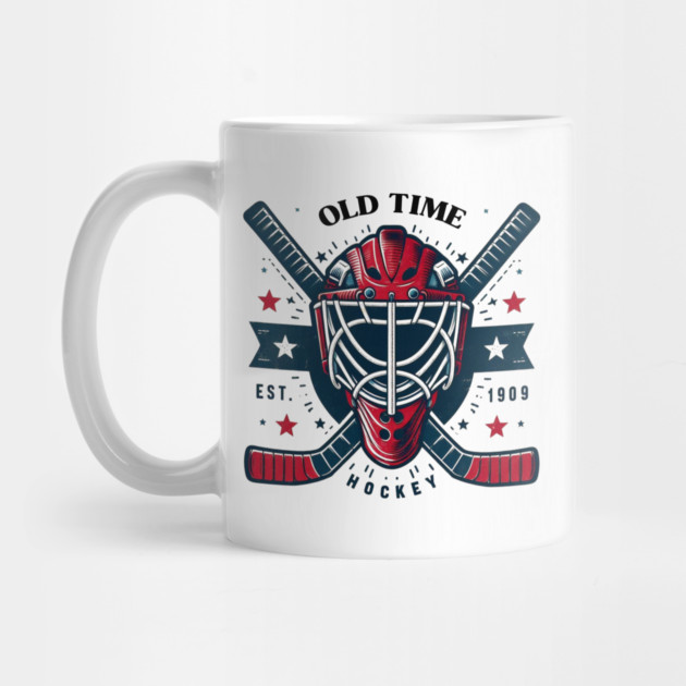 Vintage Mask & Sticks Hockey Design – Est. 1909 by Ben's Store 1