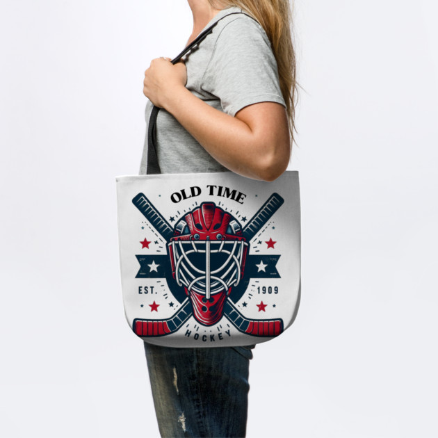 Vintage Mask & Sticks Hockey Design – Est. 1909 by Ben's Store 1