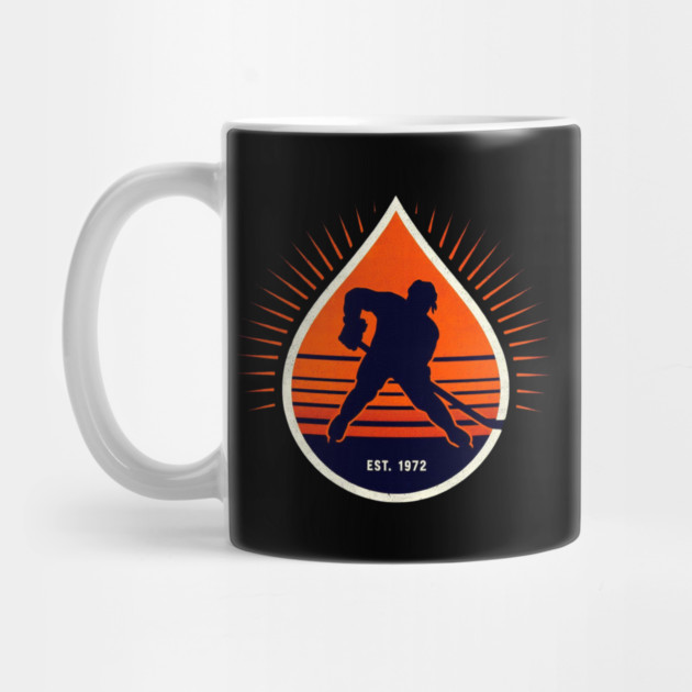 Retro Oil Drop Hockey Design – Est. 1972 by Ben's Store 1