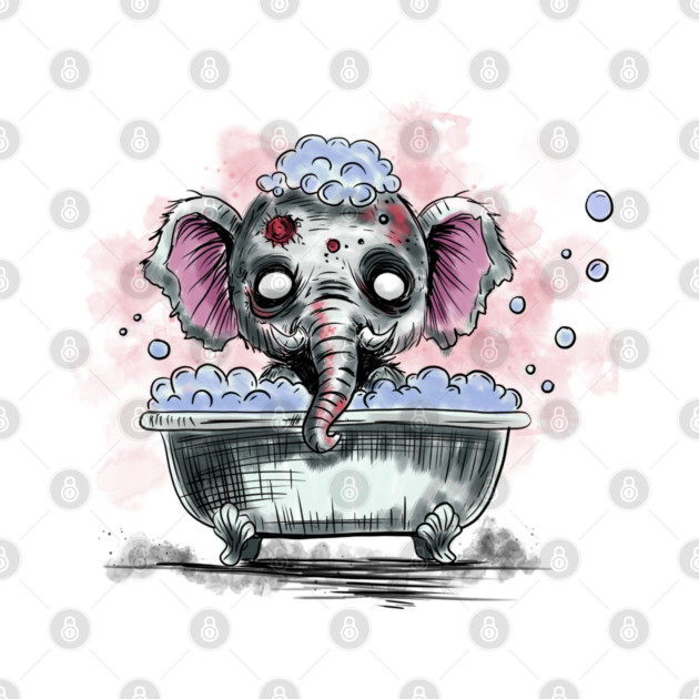 Zombie Elephant in a Bathtub by H. R. Sinclair