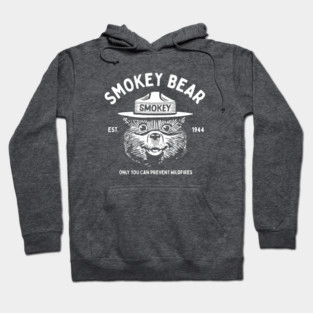 OFFICIALLY LICENSED Smokey Bear Vintage Logo Hoodie
