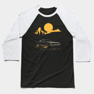 Barracuda Moon Baseball T-Shirt