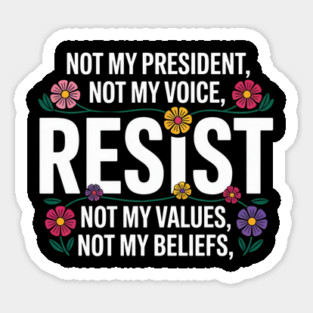 Anti-trump Sticker