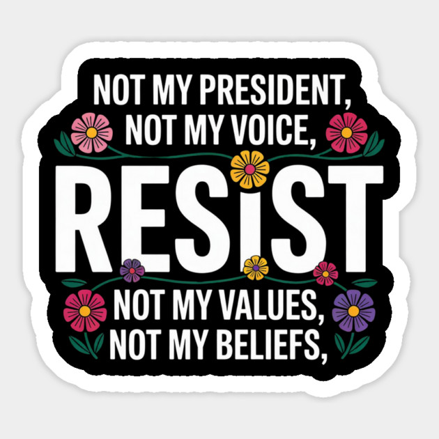 Anti-trump Magnet by Creatifly Graphic Tees