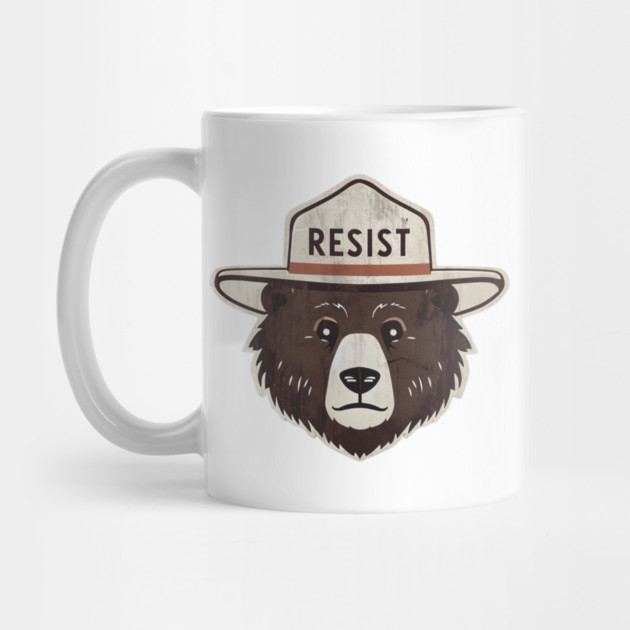 ALT US National Park Resist Service Bear by Creatifly Graphic Tees