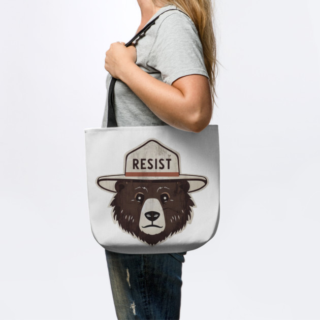 ALT US National Park Resist Service Bear by Creatifly Graphic Tees