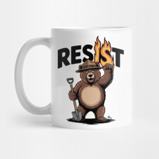 Resist Save Our Parks Support National Park Nature Lover Mug