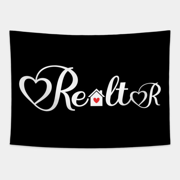 Real Estate Love Tapestry by REG