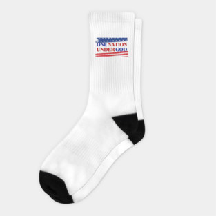 One Nation Under God Socks