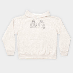 Sonic the Hedgehog 3: The Robotniks [Outline] Kids Hoodie