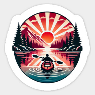 Kayaking Sticker