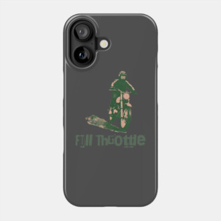 Full Throttle Retro Motorcycle Phone Case