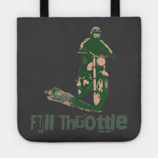 Full Throttle Retro Motorcycle Tote