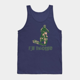 Full Throttle Retro Motorcycle Tank Top