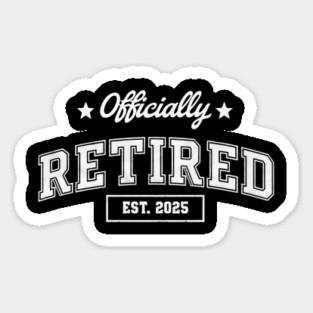 Officially-Retired-2025 Sticker