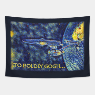 To Boldly Gogh Tapestry