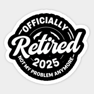 Officially-Retired-2025 Sticker