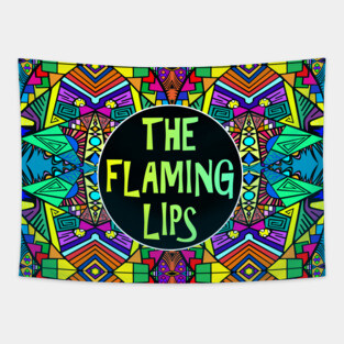 The Flaming Lips - Rainbow Pride Pattern Tapestry