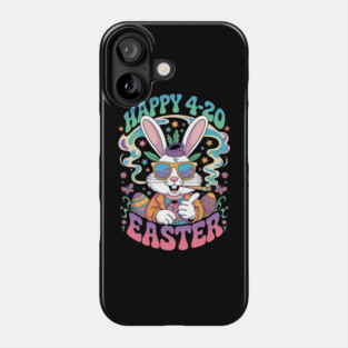 Happy 420 Easter Smoking Easter Bunny Phone Case