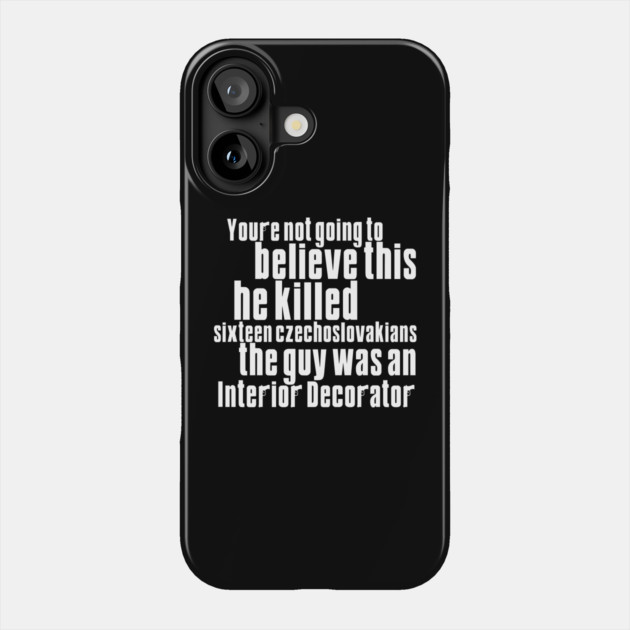 The Sopranos Pine Barrens Phone Case by Low Life Shirts