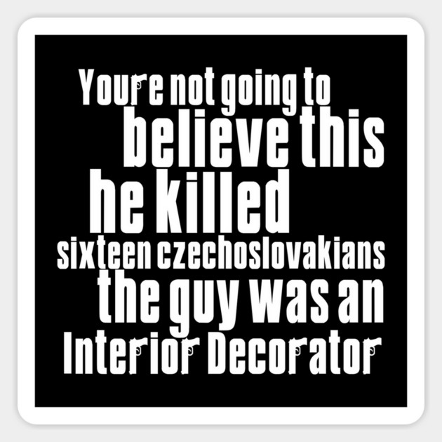 The Sopranos Pine Barrens Magnet by Low Life Shirts