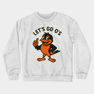 Youthful Bird Mascot Crewneck Sweatshirt
