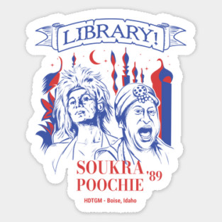 Vote Soukra & Poochie Sticker