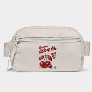 Keep Calm & Cherry On Retro Design Bag