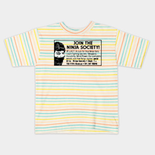Join the Ninja society Kids T-Shirt